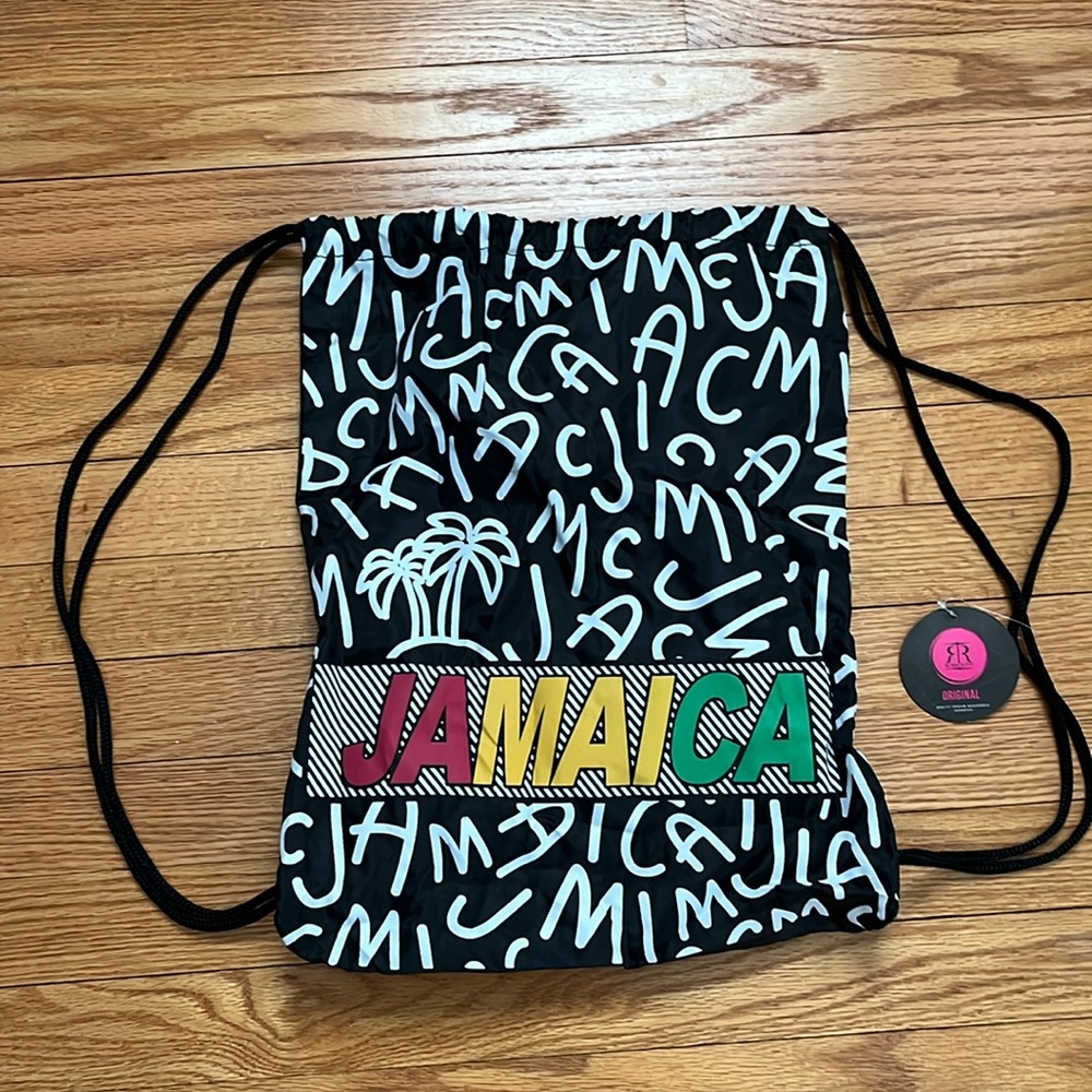 Jamaica draw string bag - Picture 2 of 5